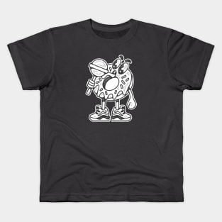 Donut Licking Candy Kids T-Shirt